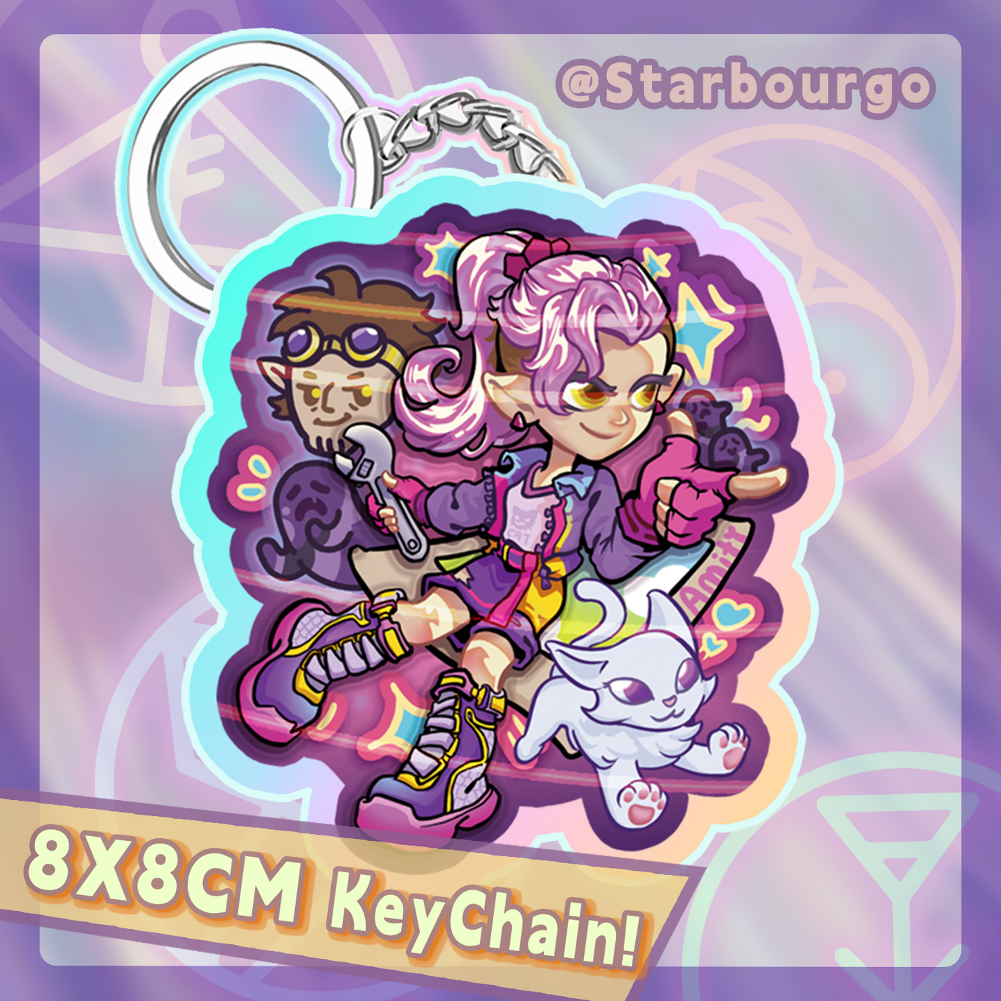 Demon Realm Squad Keychain/Sticker Pack