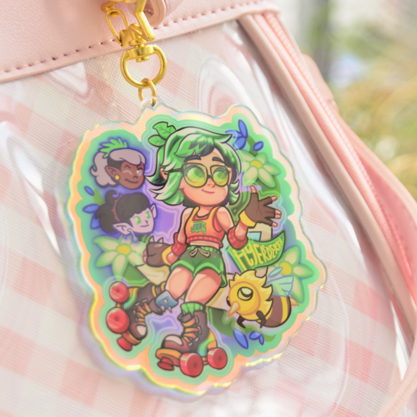 Demon Realm Squad Keychain/Sticker Pack