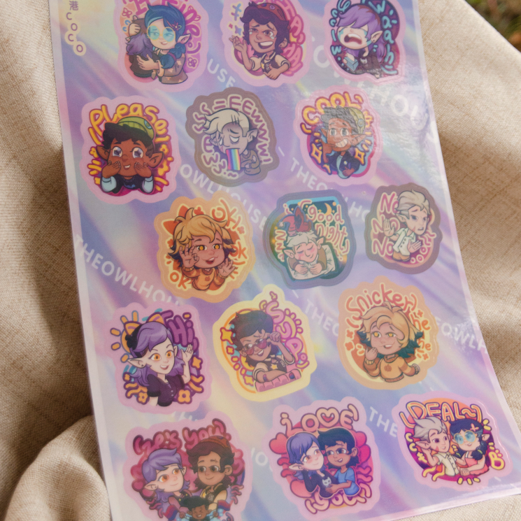 Demon Realm Squad Keychain/Sticker Pack