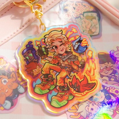 Demon Realm Squad Keychain/Sticker Pack